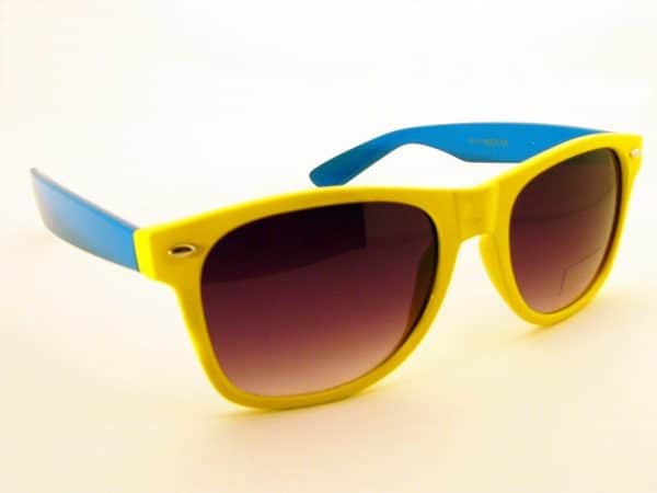 Wayfarer Tofarget (gul/blå) - Wayfarer solbrille
