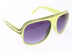 Billionaire Classic (grønn/svart) - Retro solbrille