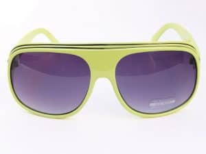 Billionaire Classic (grønn/svart) - Retro solbrille