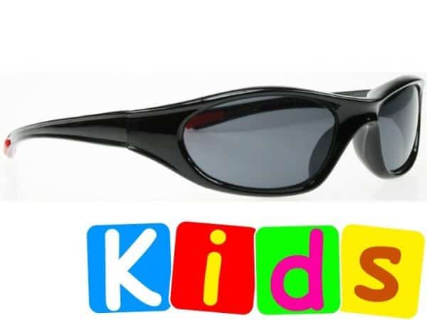 Biker Junior (svart) - Solbriller til barn