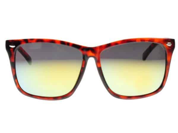 Wayfarer Oversized Green Mirror (leopard) - Wayfarer solbrille