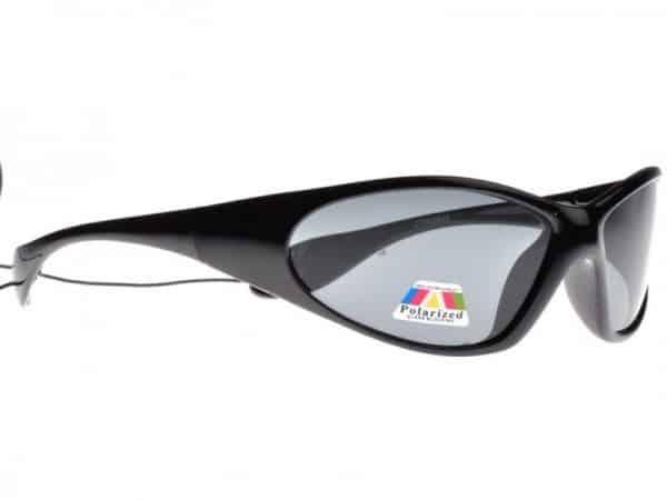 Sportsfisker (svart) - Solbrille med polariserte glass