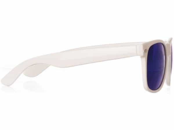 Wayfarer Blue Mirror (hvit) - Wayfarer solbrille