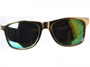Wayfarer Green Mirror (gold) - Wayfarer solbrille