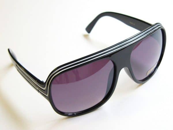 Billionaire Classic (svart) - Retro solbriller