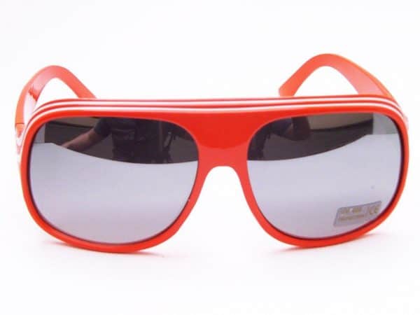 Billionaire Mirror (orange/hvit) - Retro solbriller