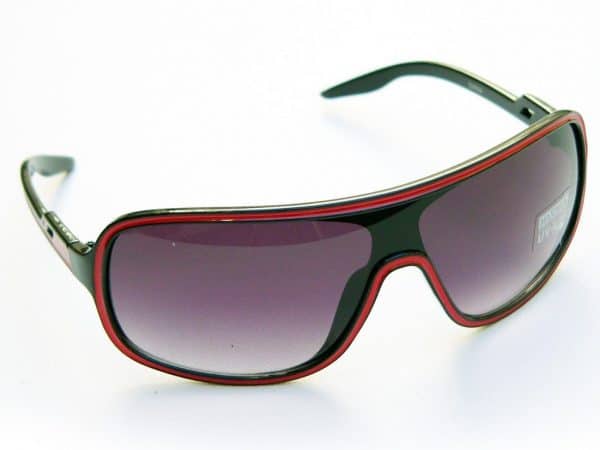 Vintage solbrille (svart/rød) - Vintage solbrille