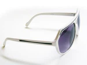 Vintage solbrille (hvit/svart) - Vintage solbrille