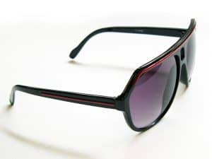 Vintage solbrille svart/rød Vintage solbrille