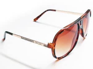 Aviator Sport (svart) - Vintage solbrille