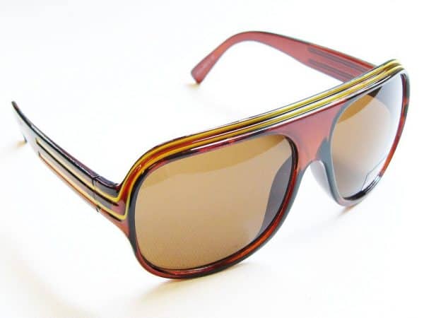 Billionaire Classic (brun/gull) - Vintage solbrille