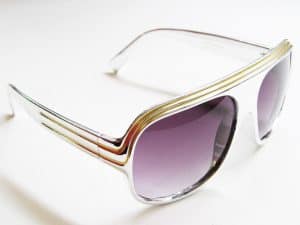 Billionaire Shiny (sølv/gull) - Vintage solbrille