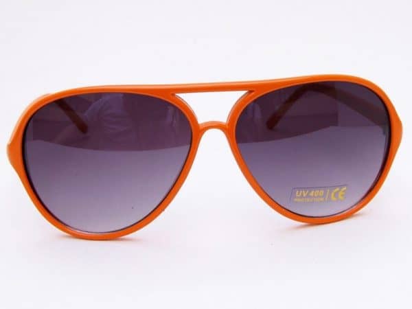 Retro Aviator (orange) - Retro solbrille