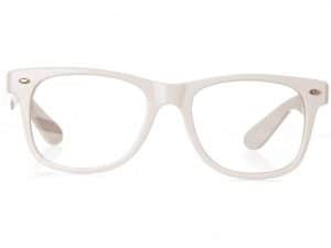 Wayfarer Clear (hvit) - Wayfarer solbrille