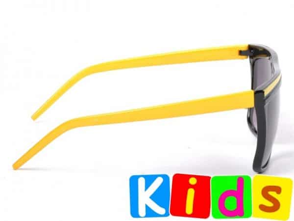 Retro Stripes Junior (svart/gul) - Solbriller til barn