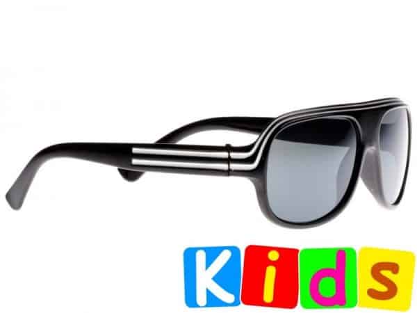 Billionaire Junior (svart) - Solbriller til barn