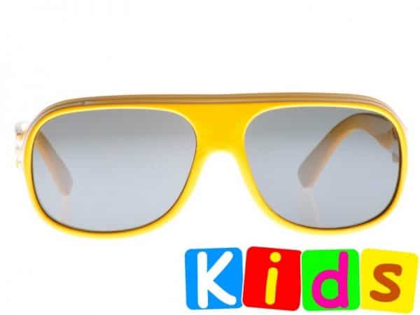 Billionaire Junior (gul) - Solbriller til barn