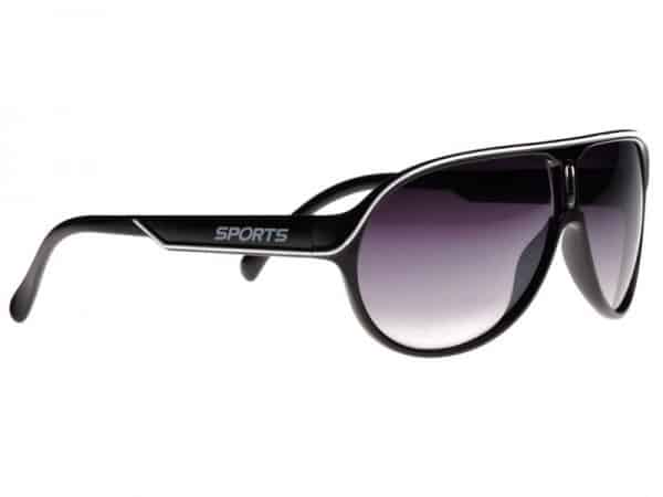 Aviator Sport (svart) - Pilot solbrille