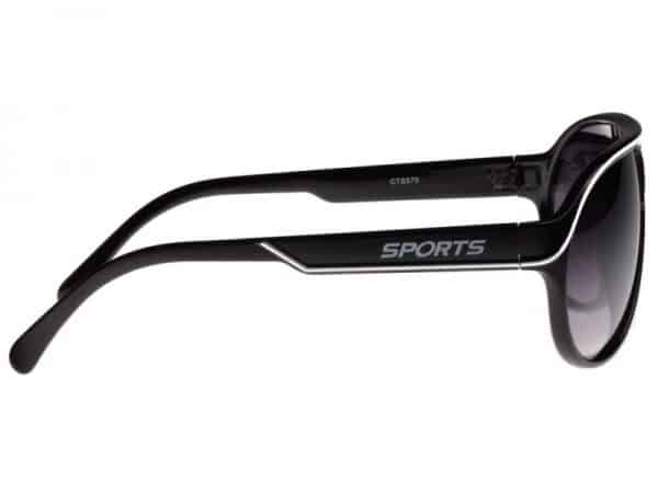 Aviator Sport (svart) - Pilot solbrille