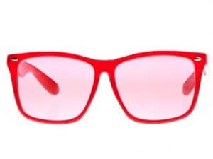 Wayfarer Oversized (rød) - Wayfarer solbrille