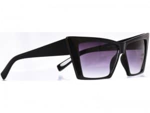 Cateye Squarre (svart) - Retro solbrille