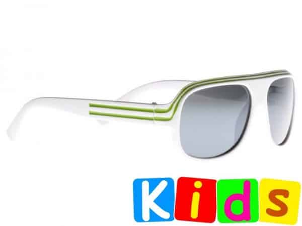 Billionaire Junior (hvit) - Solbriller for barn