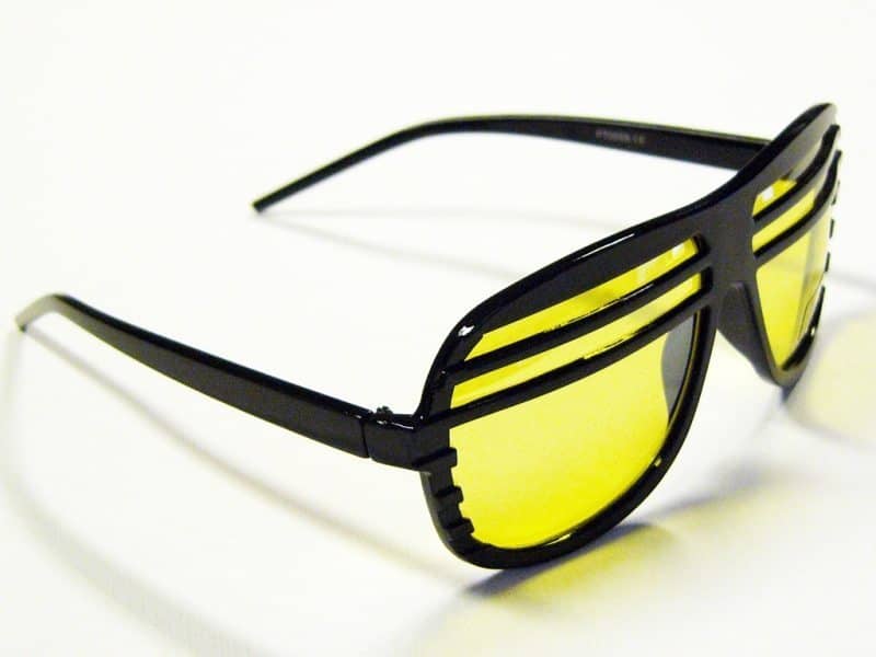 Shutter shades (svart) - Retro solbrille