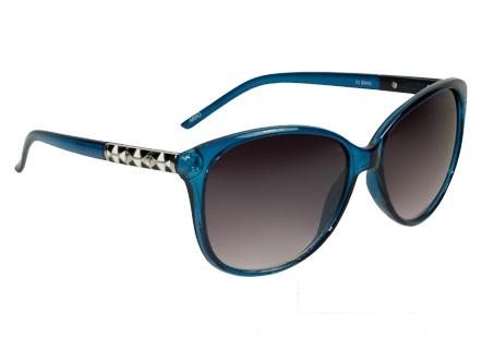 Cateye Retro Fashion (blå) - Retro solbrille
