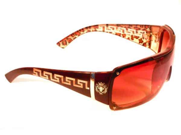 Designersolbrille (brun) - Fashion solbrille