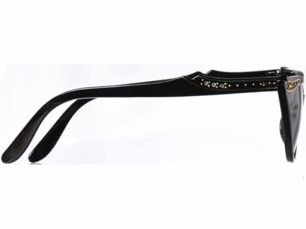 Cateye Diamond (svart) - Fashion solbrille